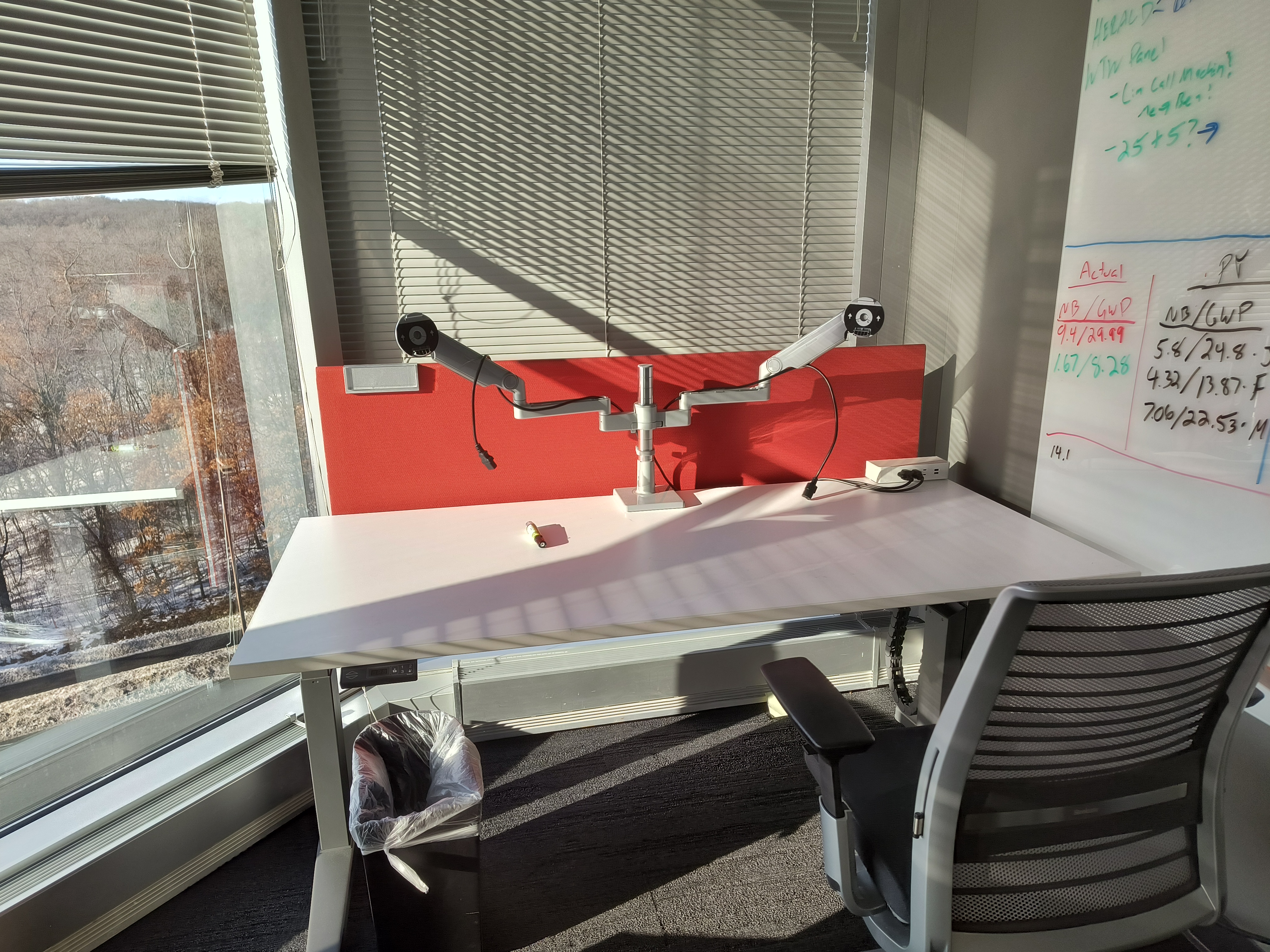 Docking Station & Monitor Setup - Before